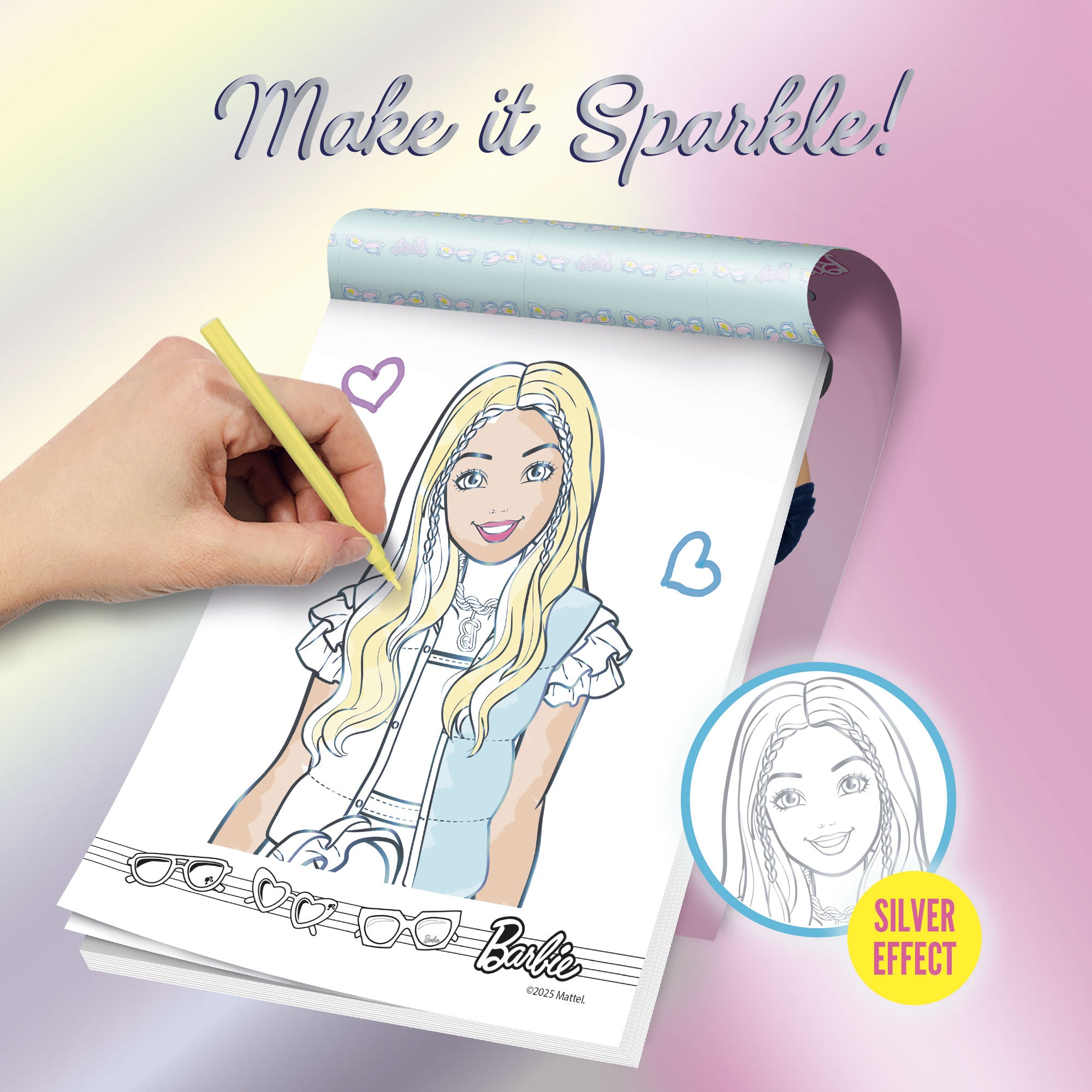BARBIE SKETCHBOOK MAKE IT SPARKLE! IN DISPLAY