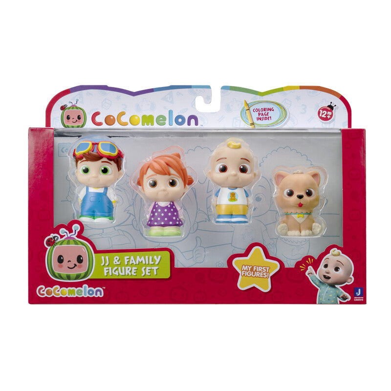 Cocomelon Jj And Family 4 Figure Pack - Baby, Toddler & Preschool - COCOMELON - Shop in Bahrain