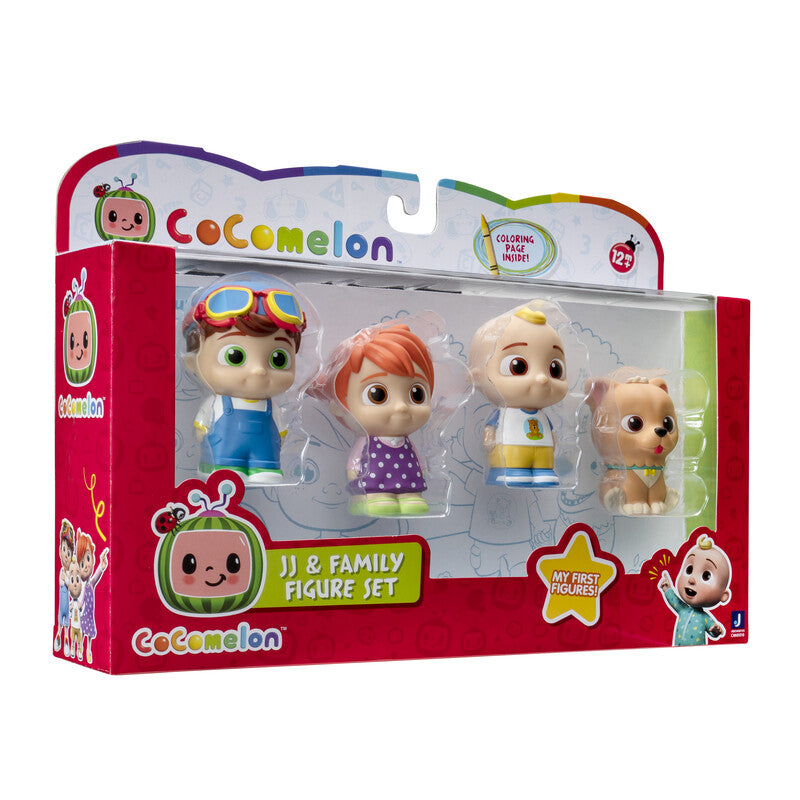 COCOMELON JJ AND FAMILY 4 FIGURE PACK Default Title