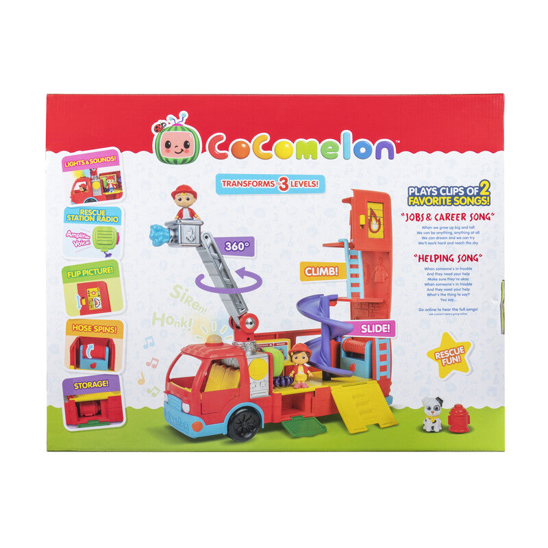 COCOMELON DLX TRANSFORMING FIRETRUCK B/O Default Title