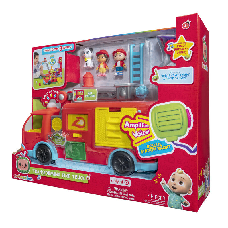 COCOMELON DLX TRANSFORMING FIRETRUCK B/O Default Title