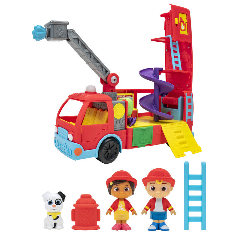 COCOMELON DLX TRANSFORMING FIRETRUCK B/O Default Title