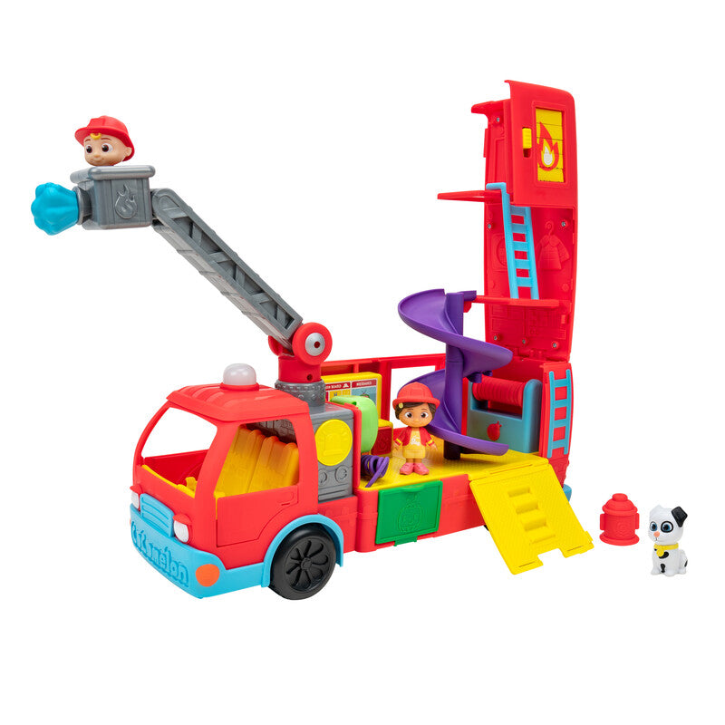 COCOMELON DLX TRANSFORMING FIRETRUCK B/O Default Title