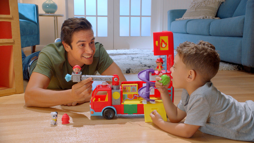 COCOMELON DLX TRANSFORMING FIRETRUCK B/O Default Title