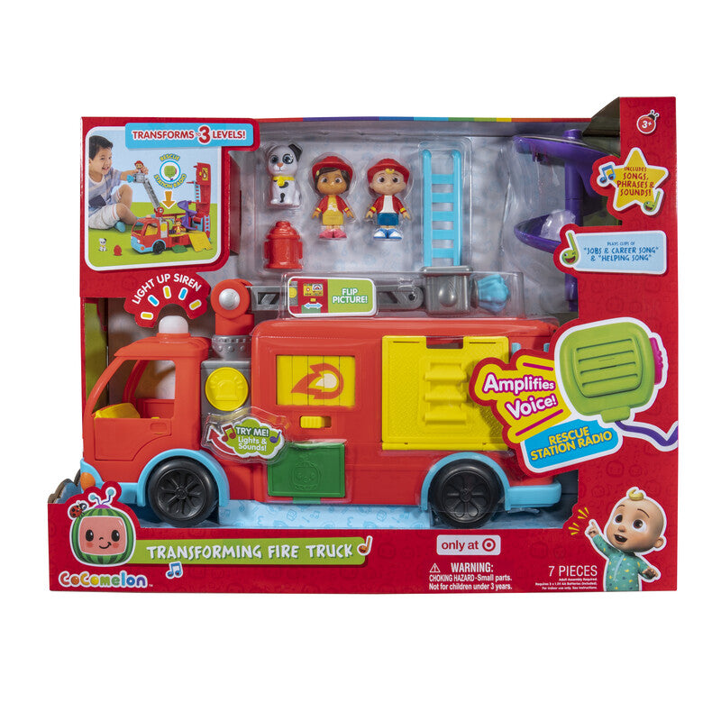 COCOMELON DLX TRANSFORMING FIRETRUCK B/O Default Title