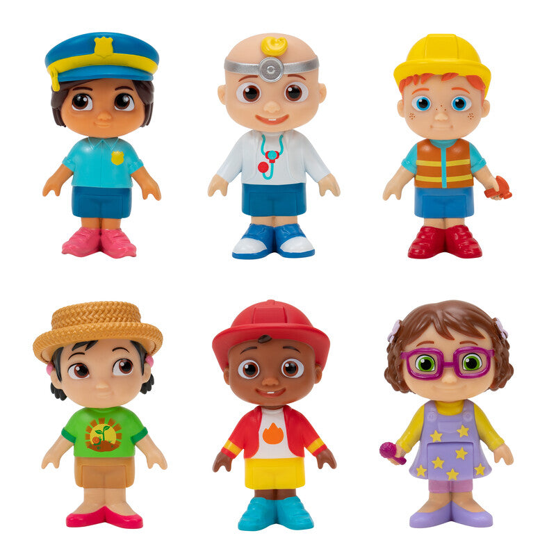 COCOMELON CAREER FRIENDS 6 FIGURE PACK Default Title