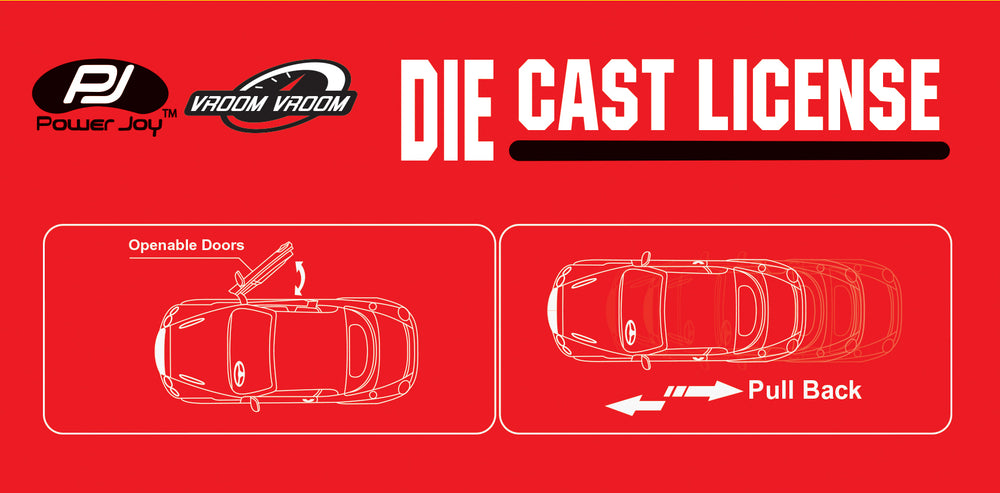 P.Joy V.Vroom Diecast Msz Licensed 1/43