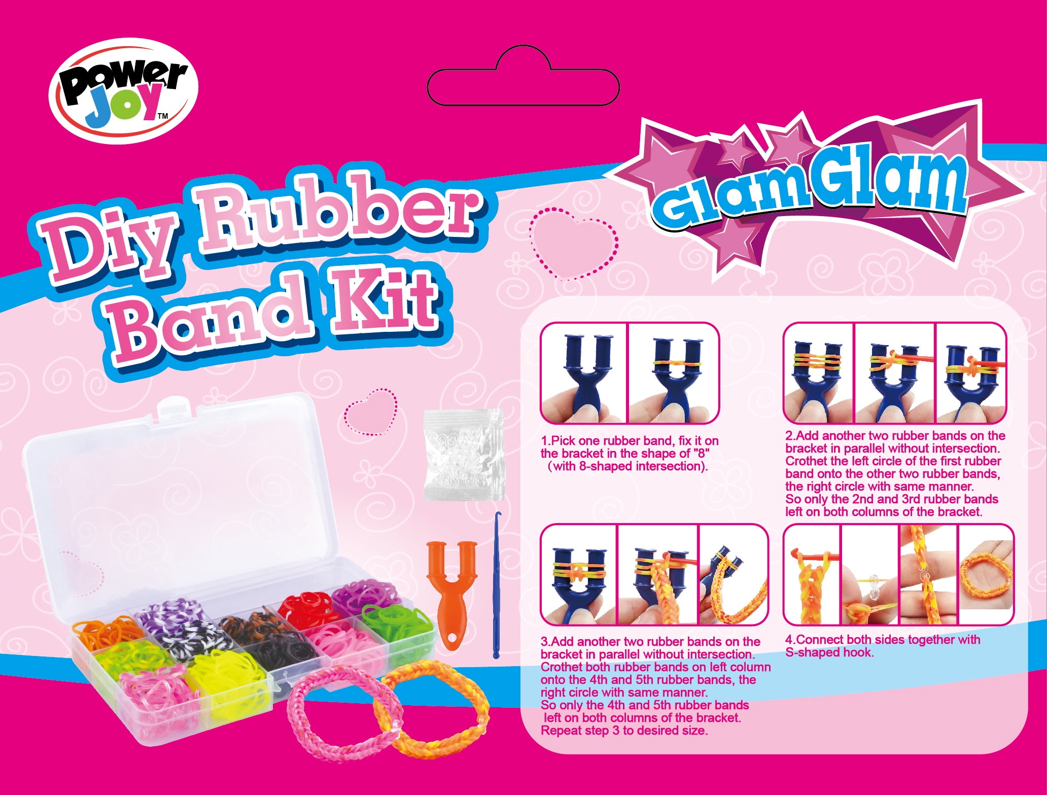 P.JOY GLAMGLAM DIY RUBBER BAND KIT