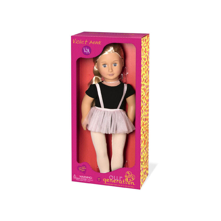 Ballet Doll With Tutu Skirt, Violet Anna