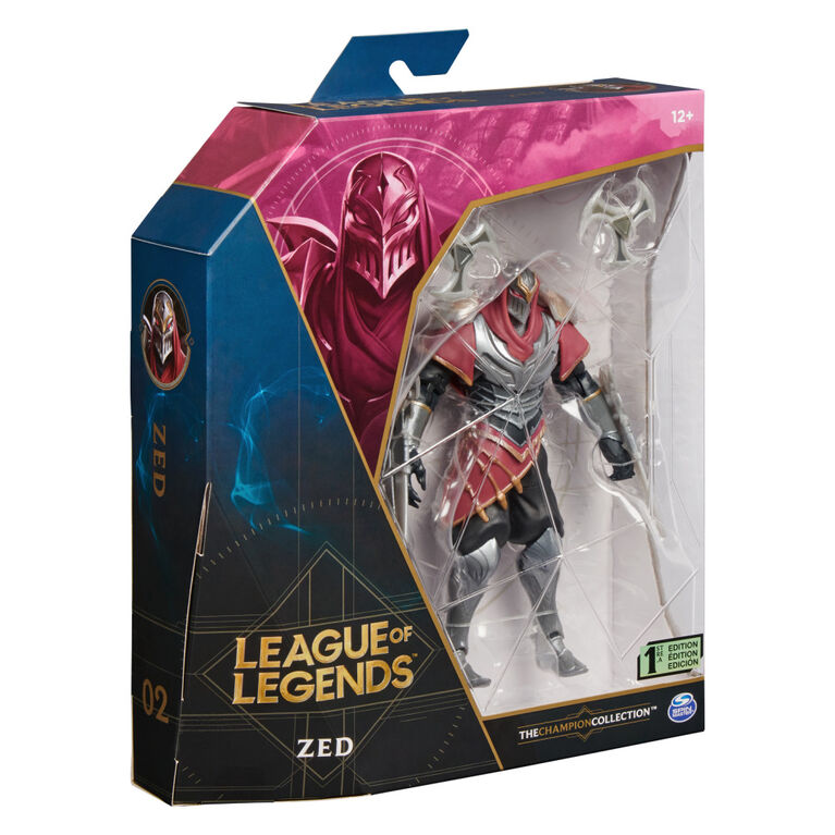 League Of Legends Fig. 6" Zed-ACTION FIGURES & PLAYSETS-League of Legends-778988384817