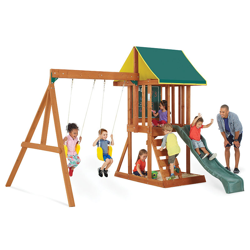 Kidkraft Appleton Wooden Swing Set / Playset-Kidkraft-875257041485