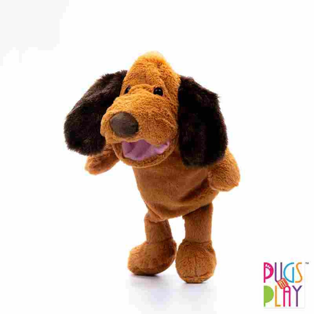 Pugs At Play Puppet Dog 12 B/O-STRIDE