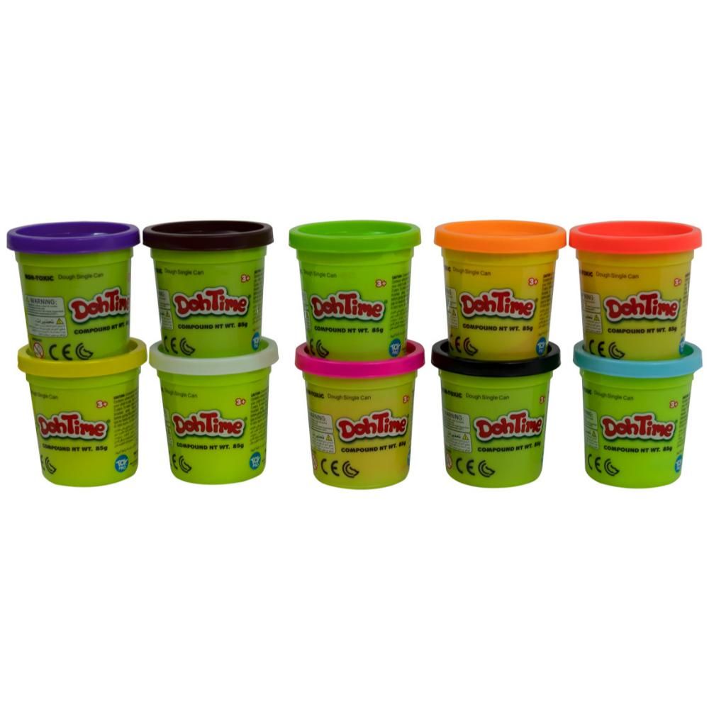 Dohtime Dough Pvc Tube 60Cm 10Pcs 3Oz - Slime & Dough - TOYPRO - Shop in Bahrain