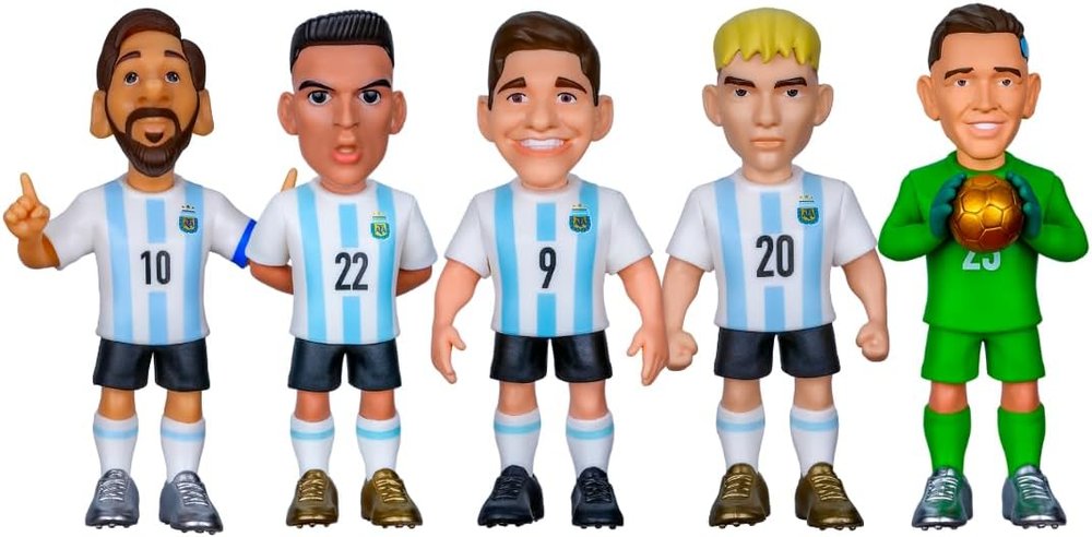 Argentina National Team - Minix Football Figures 5-Pack | Official Collectible