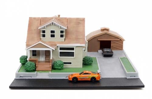 F&F Nano Dom'S House Display Diorama-Cars & Vehicles-Jada-