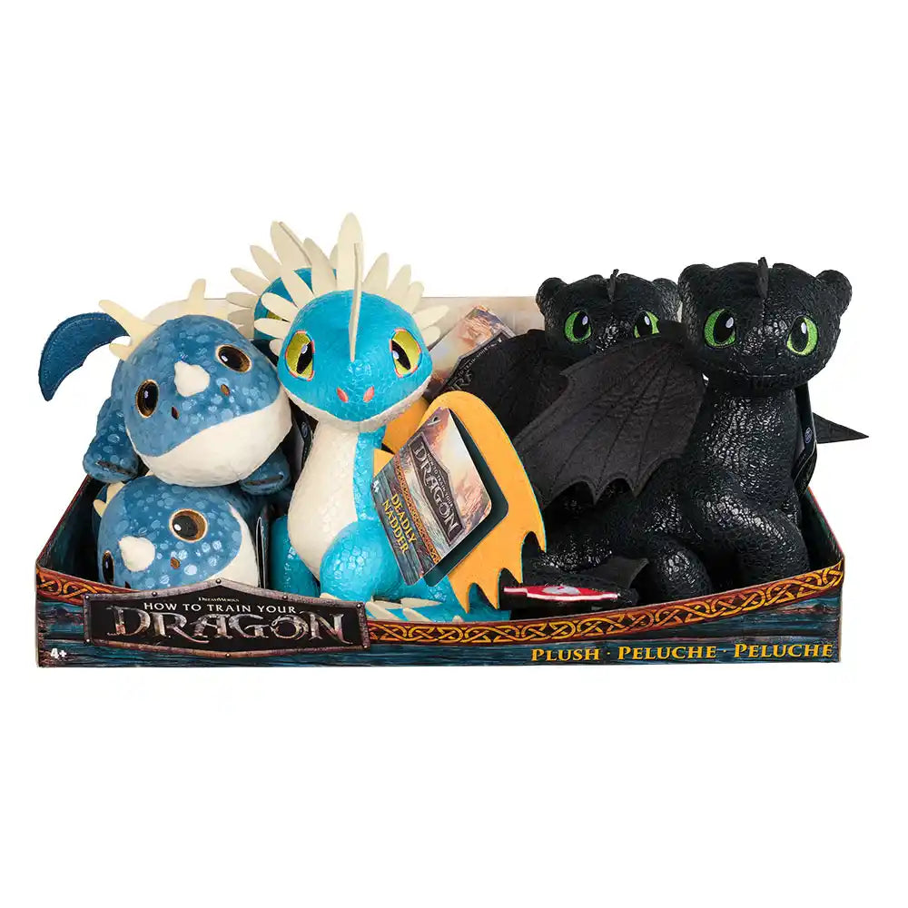 HTTY Dragon Movie Core Plush 8" Asst.CDU by Dragons for kids - toys