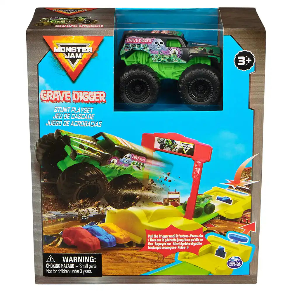 Monster Jam 1:72 Truck Stunt Plyst Asst.(Assorted - Includes 1)-Cars & Vehicles-Monster Jam-681147036611