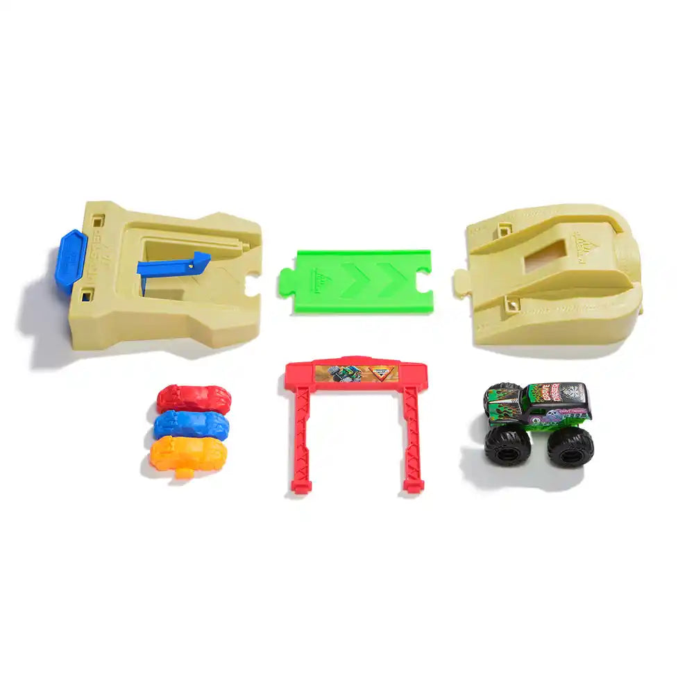 Monster Jam 1:72 Truck Stunt Plyst Asst.(Assorted - Includes 1)-Cars & Vehicles-Monster Jam-681147036611