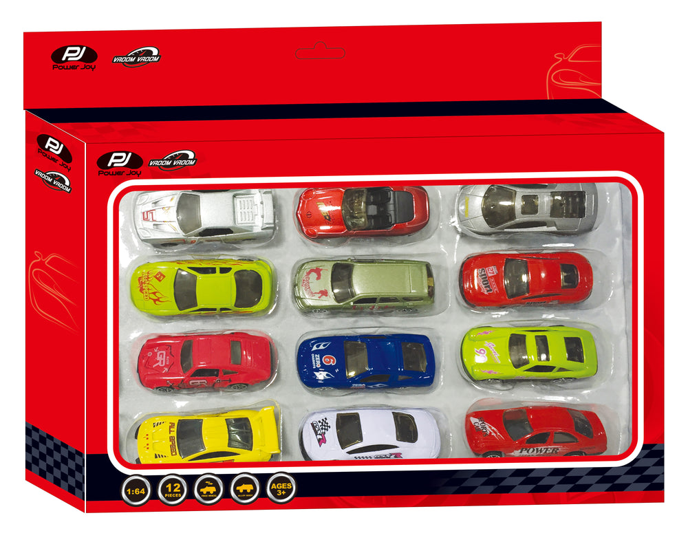 P.Joy V.Vroom Diecast Promopack 12In1 1/-Cars & Vehicles-P.JOY-