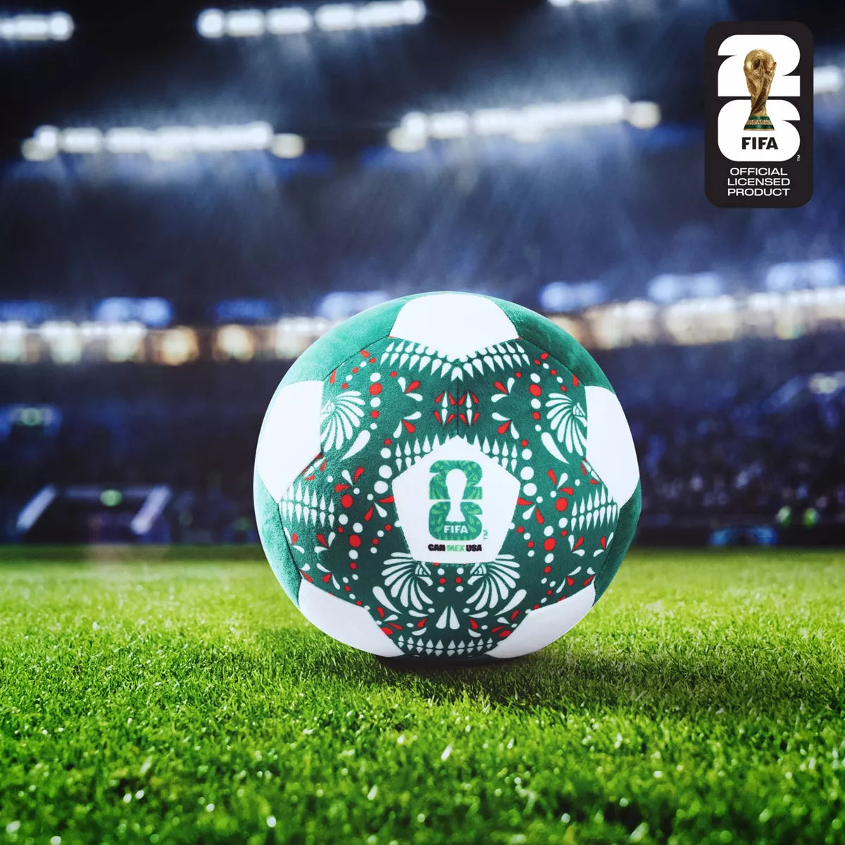 JPFI - FIFA 9" Mexico Plush Soccer Ball