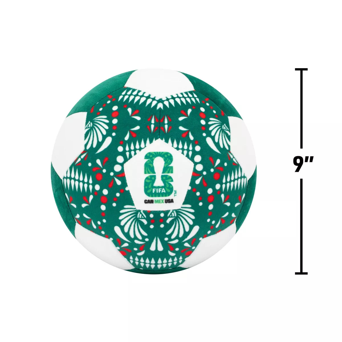 JPFI - FIFA 9" Mexico Plush Soccer Ball