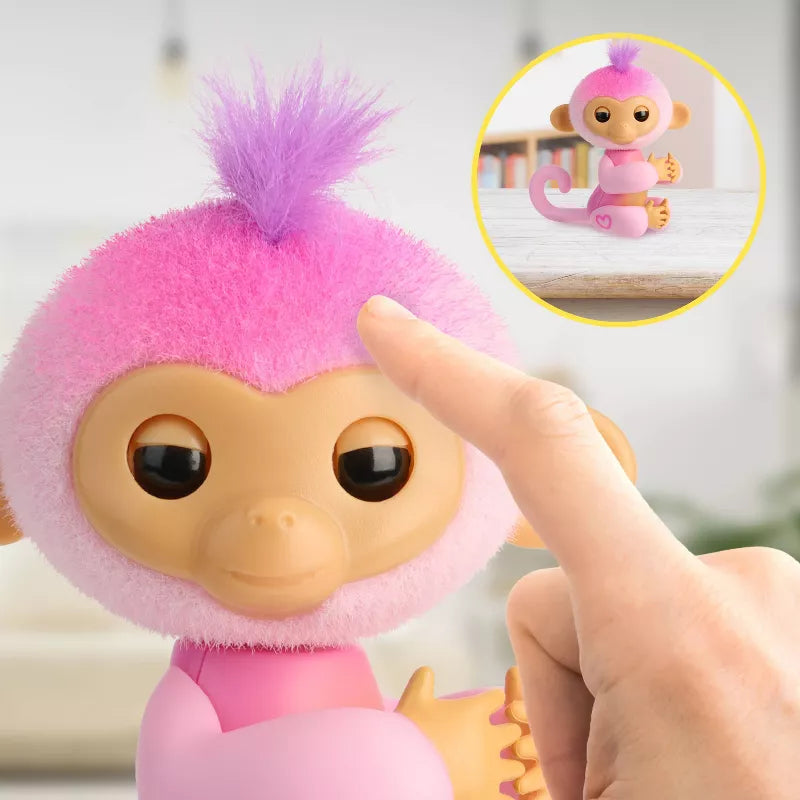 Fingerlings 2.0 Monkey - Pink Harmony-GIFTS & NOVELTIES-Wow Wee-