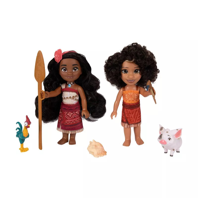 Moana2 Moana&Friends Petite Set 6-Dolls & Accessories-JAKKS-