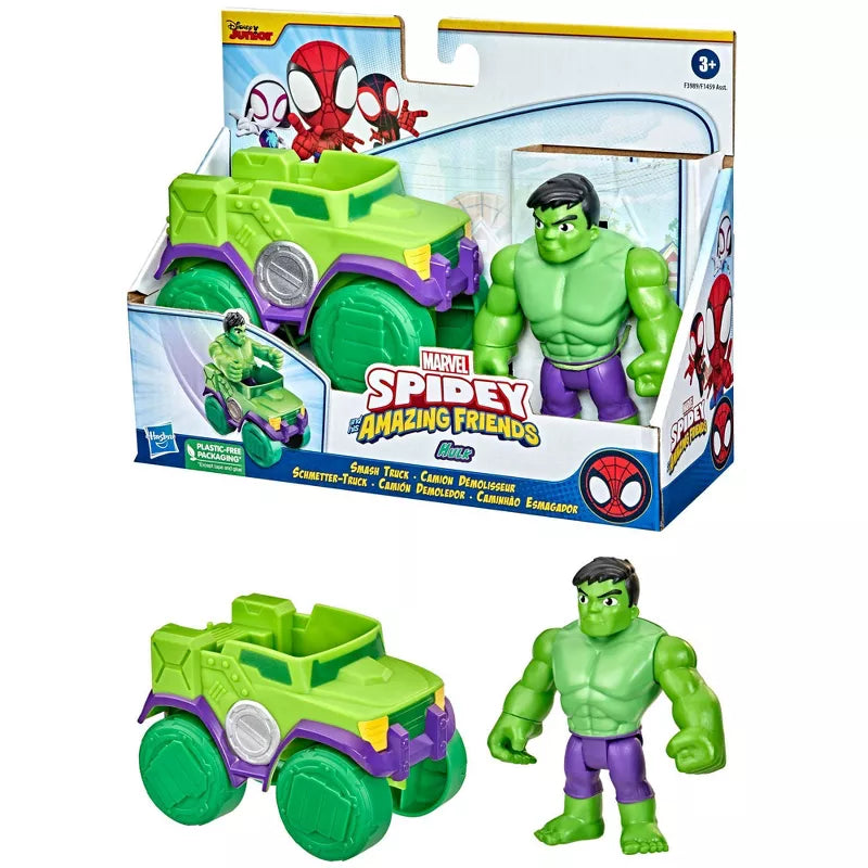 Hasbro Spidey & Friends Hulk Smash Truck-HASBRO-5010993933457