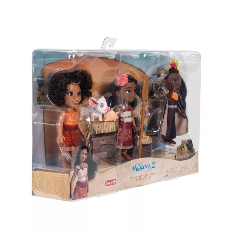 Moana2 Moana&Friends Petite Set 6-Dolls & Accessories-JAKKS-