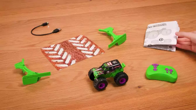 Monster Jam Rc 1:64 Grave Digger-Cars & Vehicles-Monster Jam-