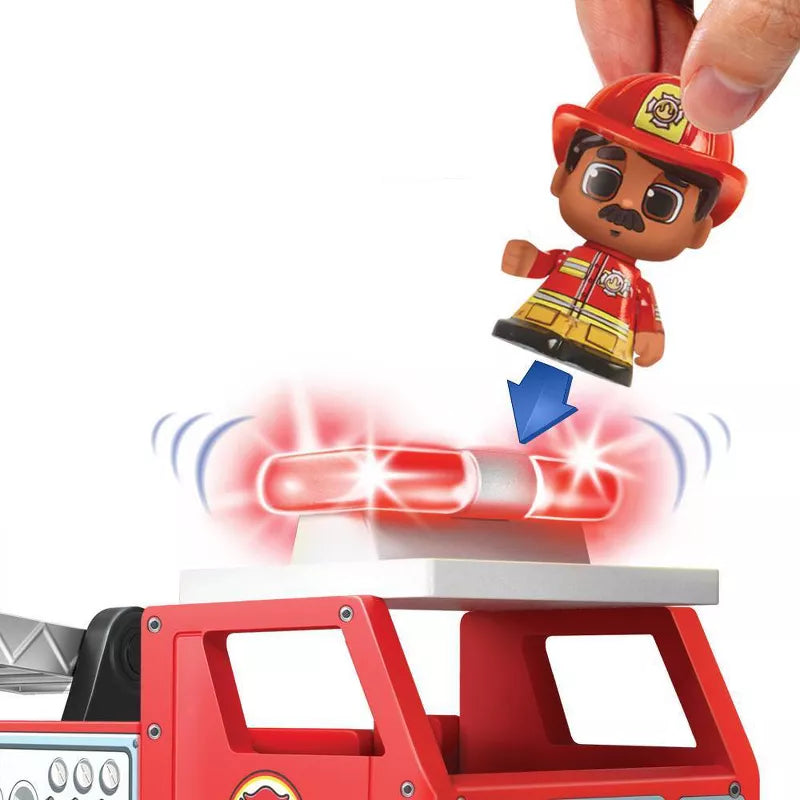 Tile Town Fire Truck Lights & Sounds Tile Set-ACTION FIGURES & PLAYSETS-Tile Town-