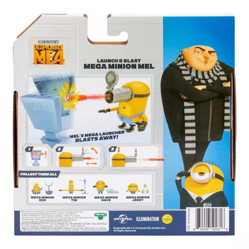 Dm4 Mg Mnn 4 Inch Action Fig- Mel-Action Figures-Despicable ME 4-