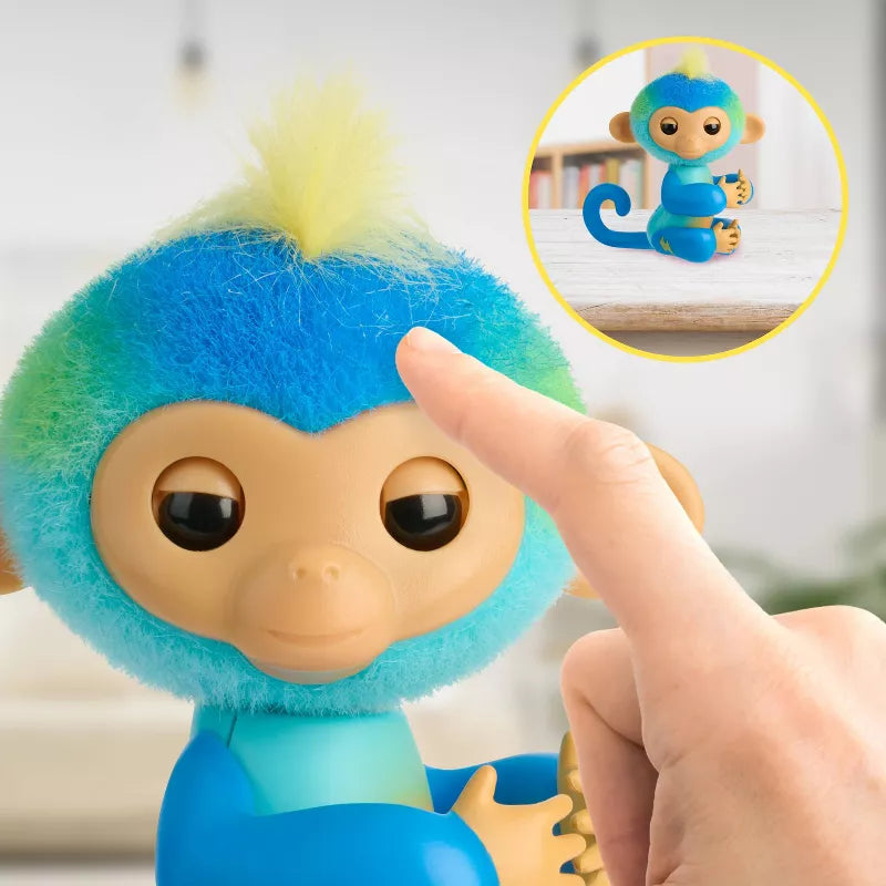 Fingerlings 2.0 Monkey - Blue Leo-GIFTS & NOVELTIES-Wow Wee-