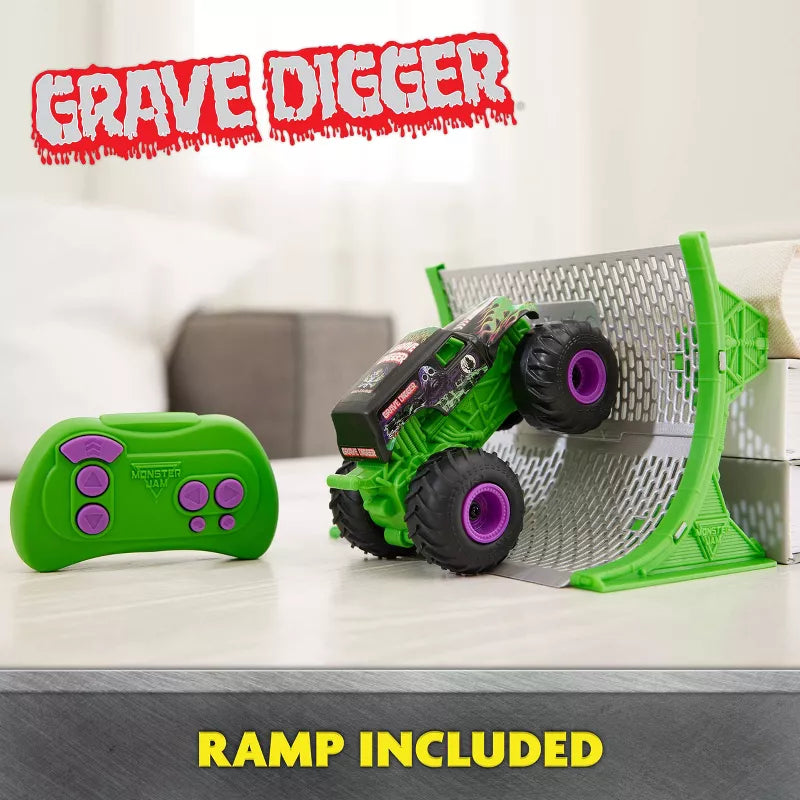 Monster Jam Rc 1:64 Grave Digger-Cars & Vehicles-Monster Jam-