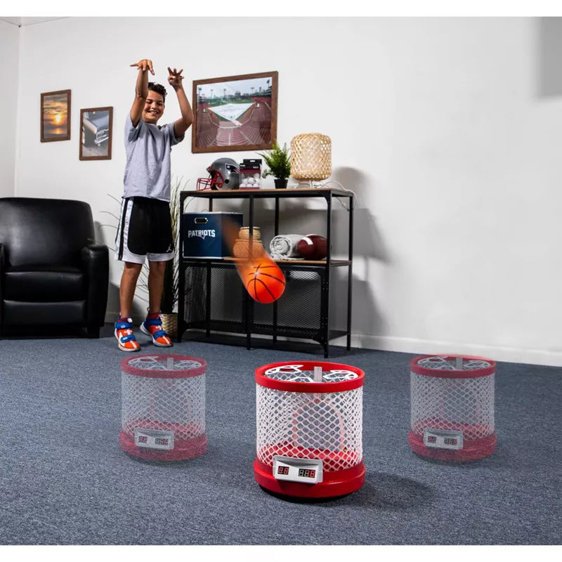 Moving Basketball
3 X Aa Batteries (Not Included Battery)-ACTIVITY GAMES -Hostful-4893431 694131