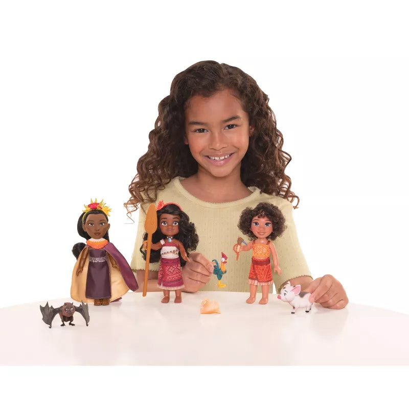 Moana2 Moana&Friends Petite Set 6-Dolls & Accessories-JAKKS-