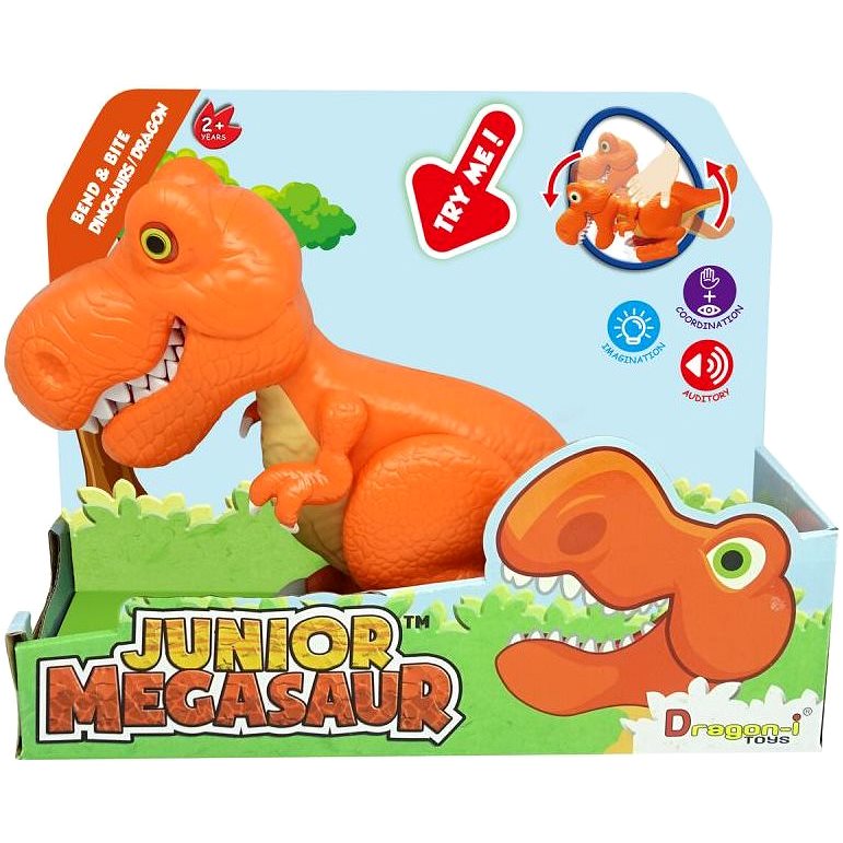 Megasaur Junior Bend & Bite Dinos 3 Astd-MEGASAUR