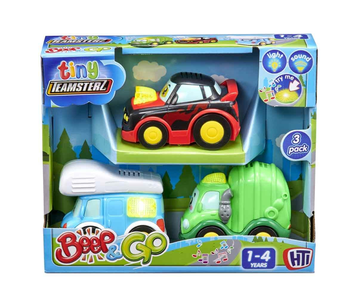 Tiny Teamsterz Beep and Go City 3 Pack