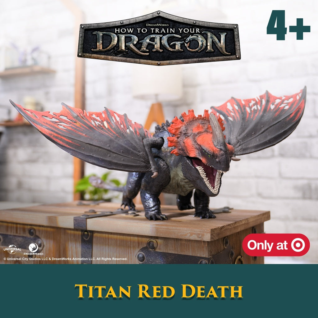 Htty Dragon Movie Titan Red Death W/Soun