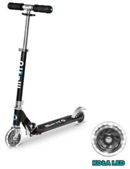 Micro Sprite Black Led-Ride-On & Scooters-Micro-7630053543570