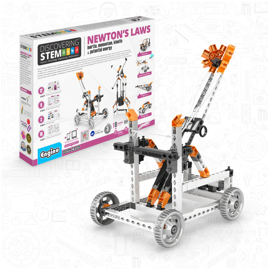 Engino Discovering Stem Newton'S Laws - Inertia Momentum Kinetic & Potential Energy-ENGINO