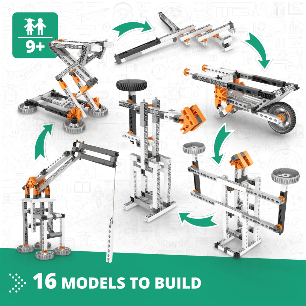 Engino Discovering Stem Mechanics - Levers Linkages & Structures-ENGINO