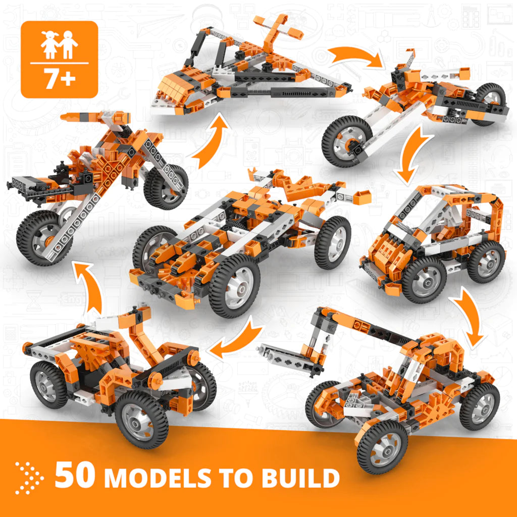 Engino Creative Builder Motorized - 50 Multi Model Set-ENGINO