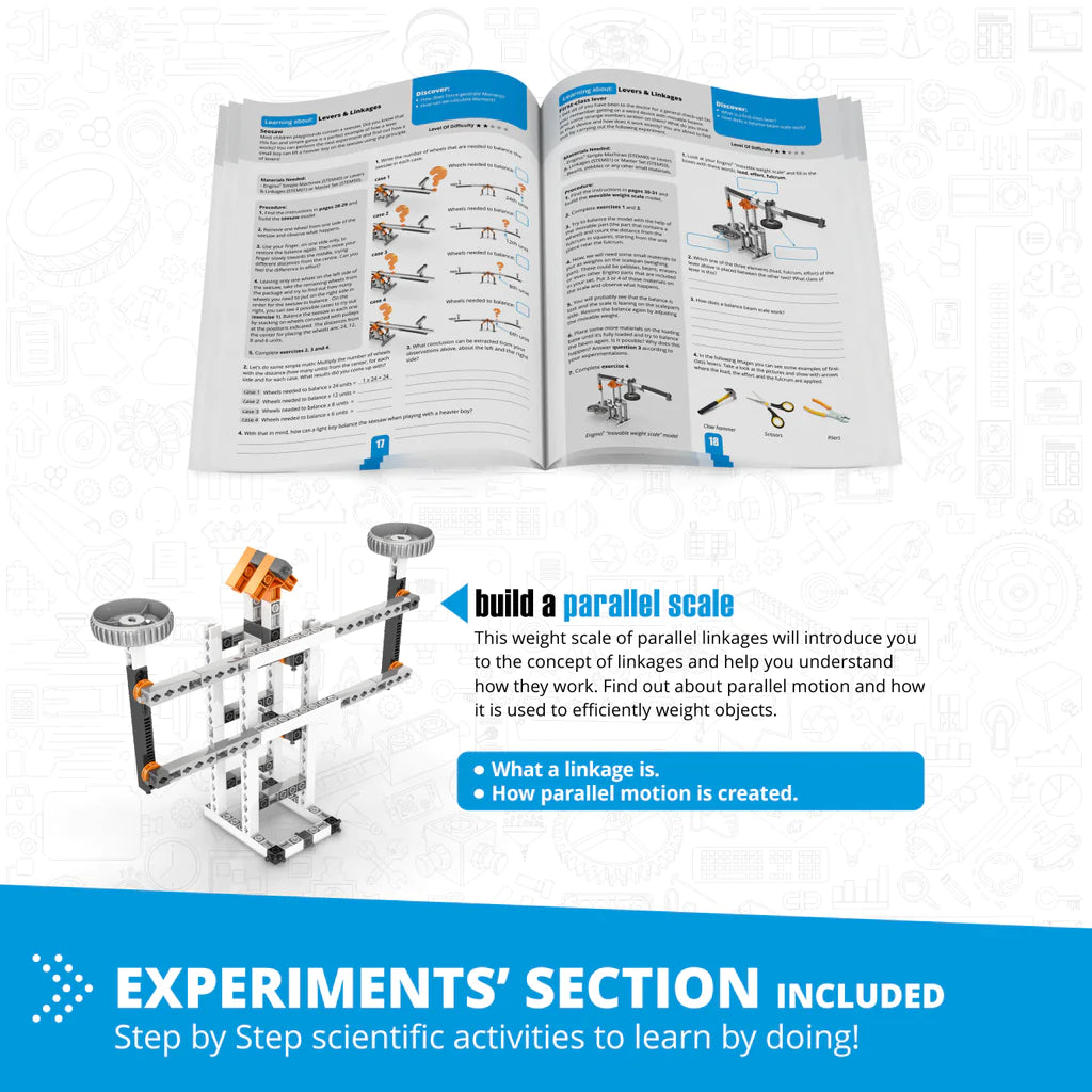 Engino Discovery Stem Mechanics - Levers & Linkages-ENGINO