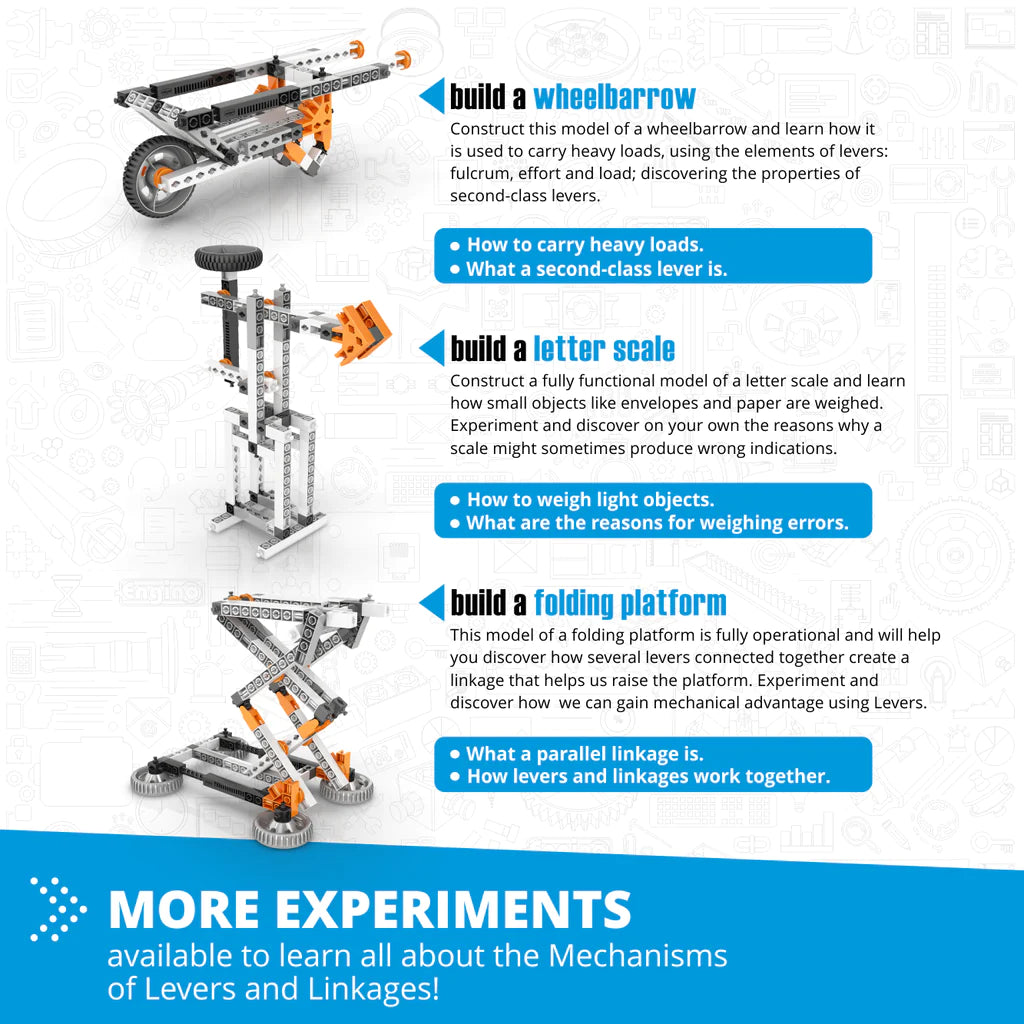 Engino Discovery Stem Mechanics - Levers & Linkages-ENGINO