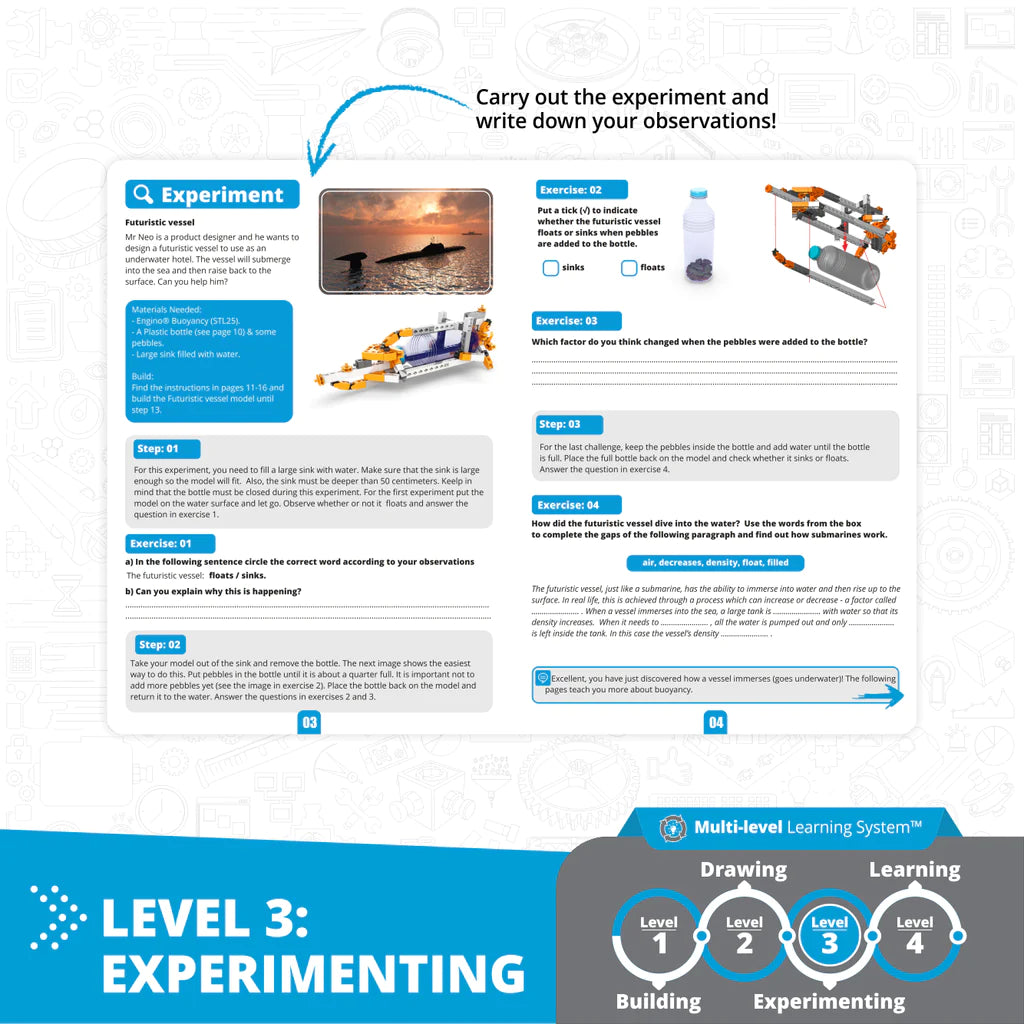 Engino Steam Lab - Buoyancy-ENGINO