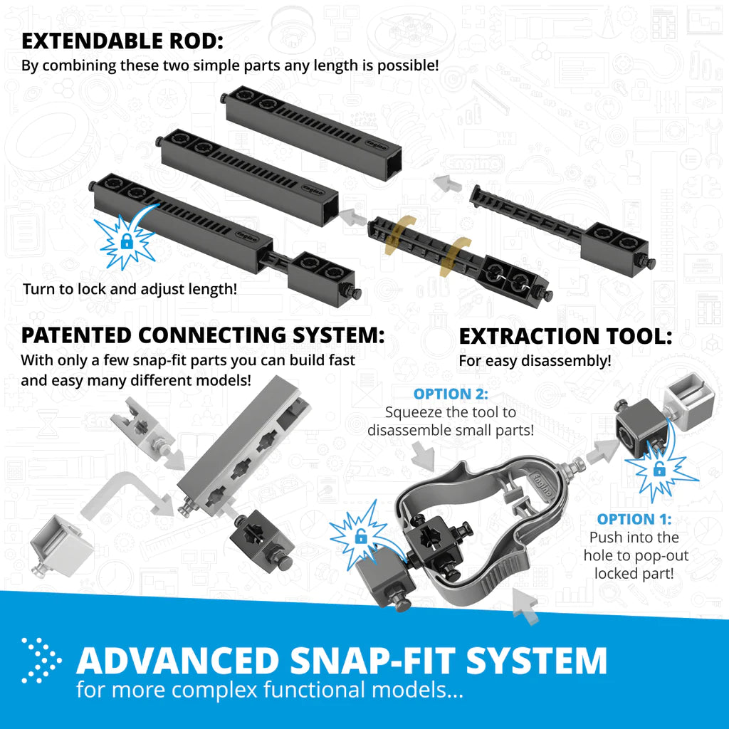 Engino Discovery Stem Mechanics - Levers & Linkages-ENGINO