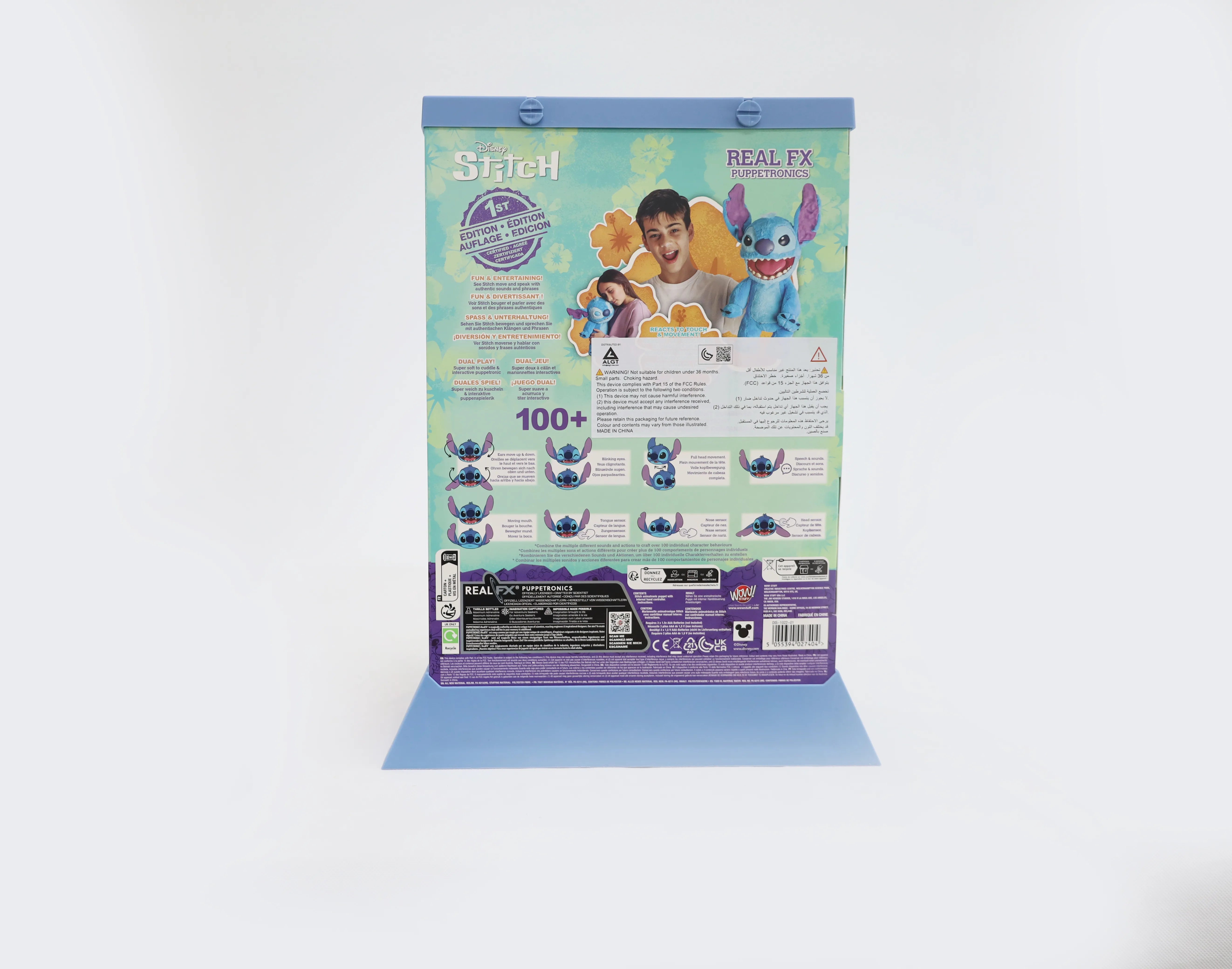 Disney Stitch Realfx Anima. Puppet 18-Dolls & Accessories-Disney-5055394027404