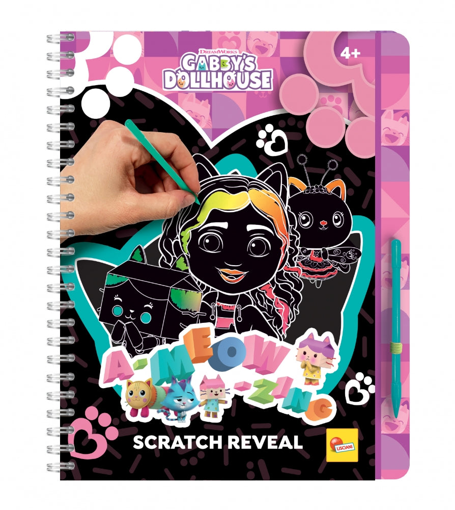 GABBY'S DOLLHOUSE SKETCHBOOK A-MEOW-ZING SCRATCH REVEAL