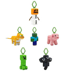Minecraft Clip On Plush Asst. Cdu-Plush Toys-Minecraft-